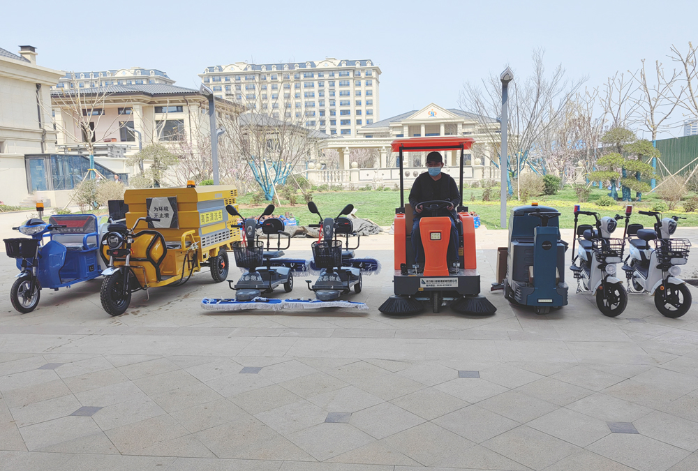 城市街道使用電動掃地車工作能力與優勢